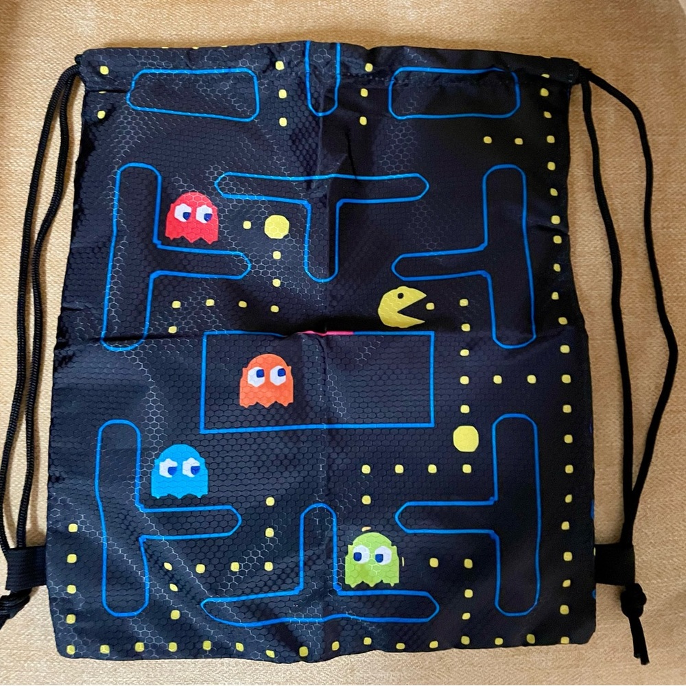 Pacman drawstring bags set of 9